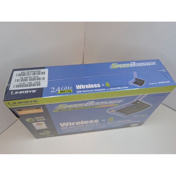 Linksys WUSB54GS-UK Wireless-G USB Network Adapter with SpeedBooster brand new - Picture 2 of 9